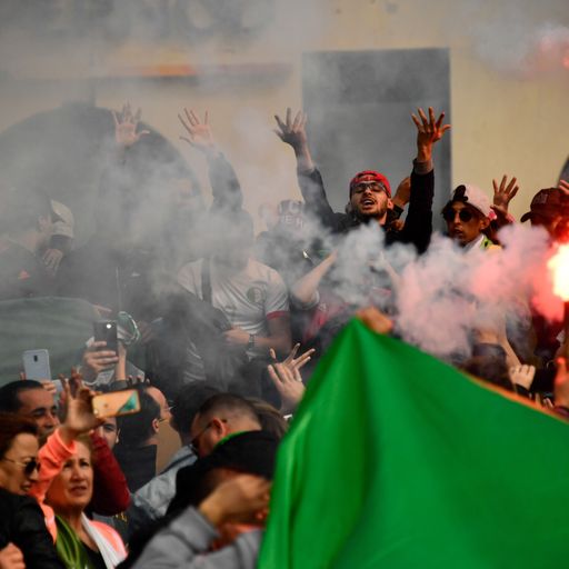 Protests enter fourth week as Algeria's president postpones election