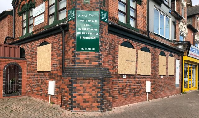Birmingham mosque attacks: Man arrested after windows were smashed Birmingham mosque attacks: Man arrested after windows were smashed