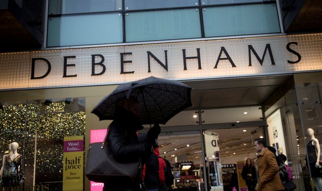 Debenhams on brink of securing £200m funding lifeline Debenhams on brink of securing £200m funding lifeline