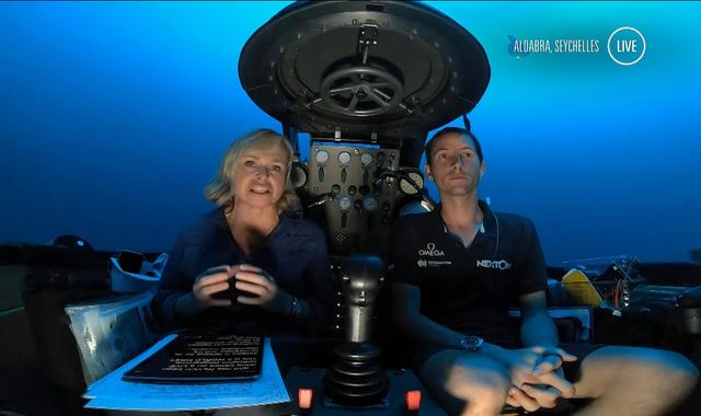 Deep Ocean Live: Sky News makes history with first deep sea TV bulletin Deep Ocean Live: Sky News makes history with first deep sea TV bulletin