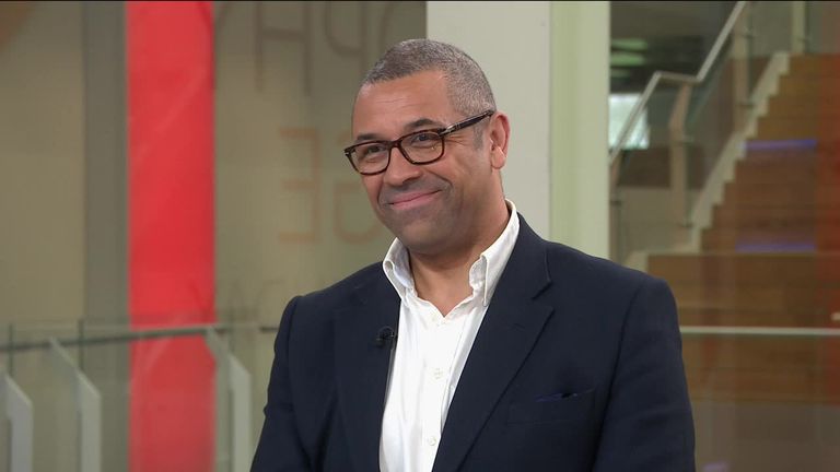 Conservative Party chairman James Cleverly