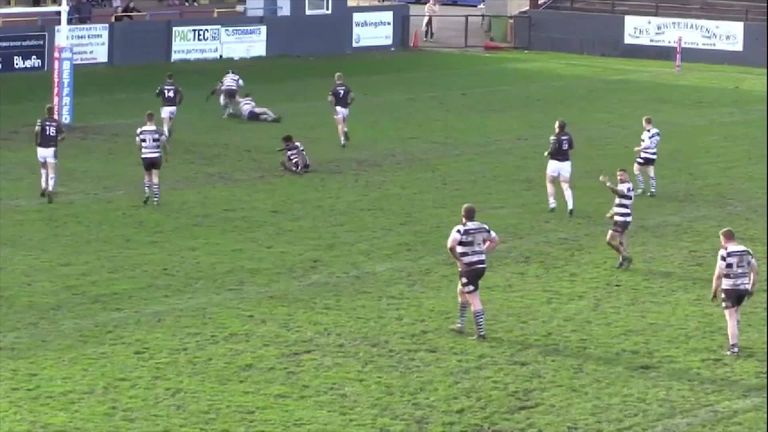 Andrew Bulman bags 6 tries for Whitehaven! | Video | Watch TV Show ...