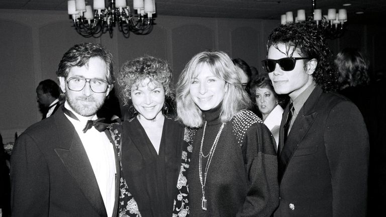 Barbra Streisand and Michael Jackson