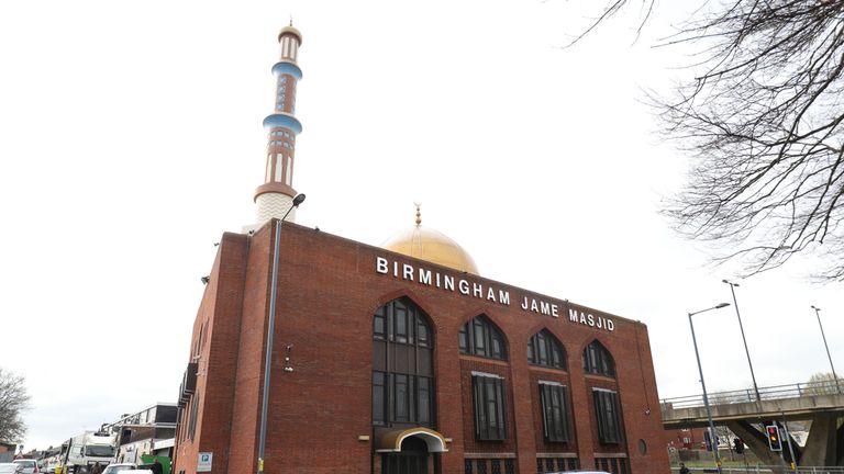 The Birmingham Jame Masjid mosque on Birchfield Road 