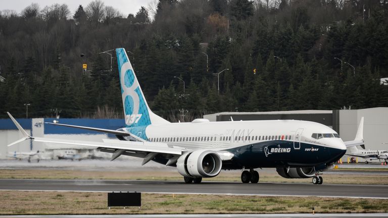 The Boeing 737-MAX 8 completed its first test fight in January 2016
