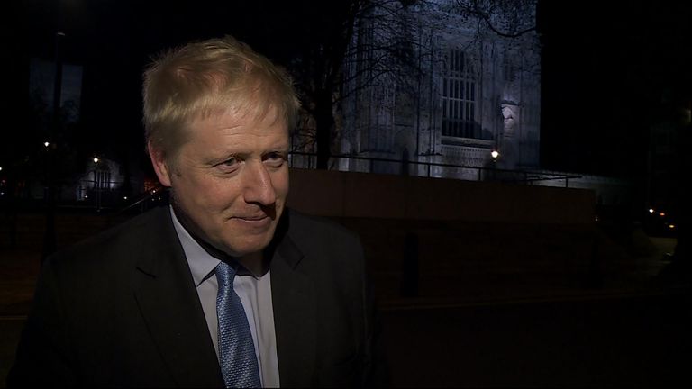 Erstwhile foreign secretary Boris Johnson said that it was &#39;still possible&#39; for no deal to happen.