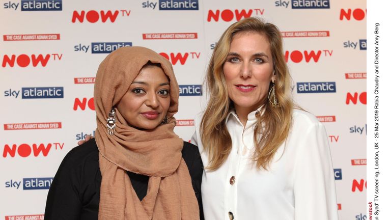 'The Case Against Adnan Syed' TV screening, London, UK - 25 Mar 2019 Rabia Chaudry and Director Amy Berg  25 Mar 2019