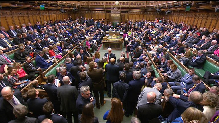 MPs gathered in the Commons to once again reject the PM's approach to Brexit