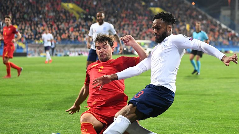 Image result for danny rose england v montenegro