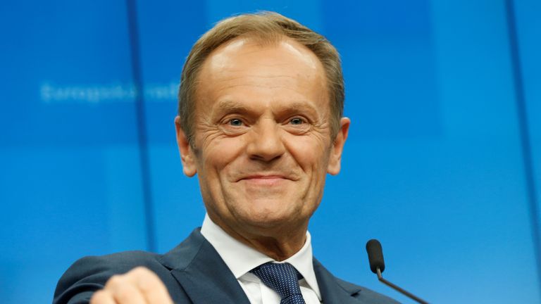 European Council President Donald Tusk