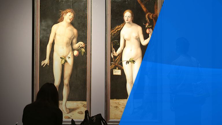 Dürer's engraving of Adam and Eve