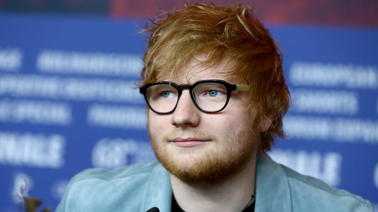 Ed Sheeran was given permission to have the pond, as long as it would not be used for swimming