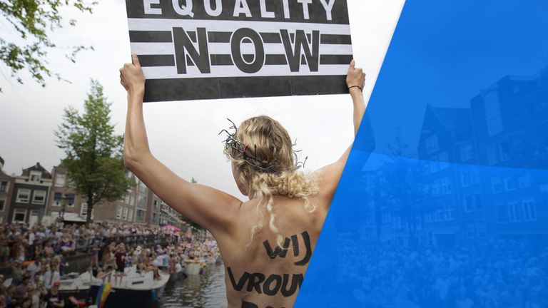 Nudity now seems reserved for protest