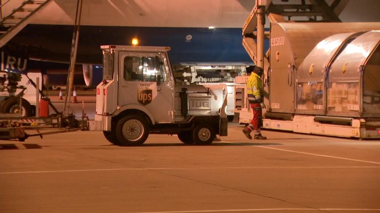 The airport comes alive at night