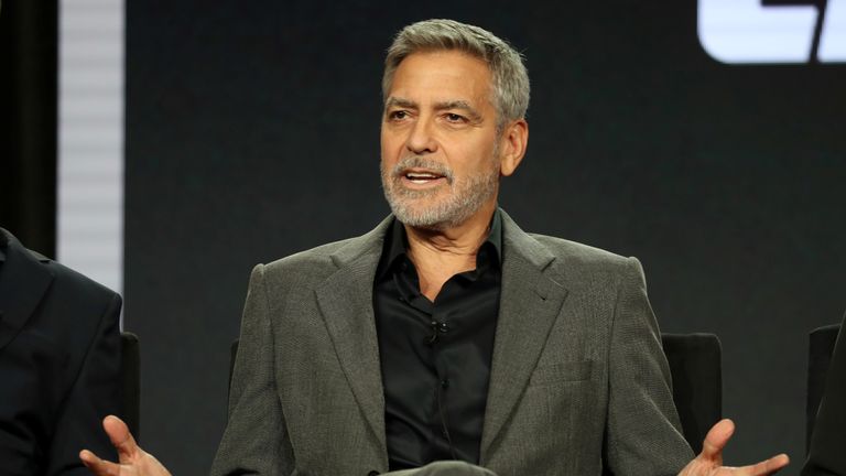 George Clooney has called for a boycott of nine Brunei-owned hotels