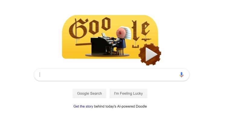 Google has used new tech to celebrate Johann Sebastian Bach&#39;s birthday