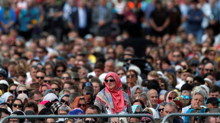 Thousands attend the Hagley Park prayers