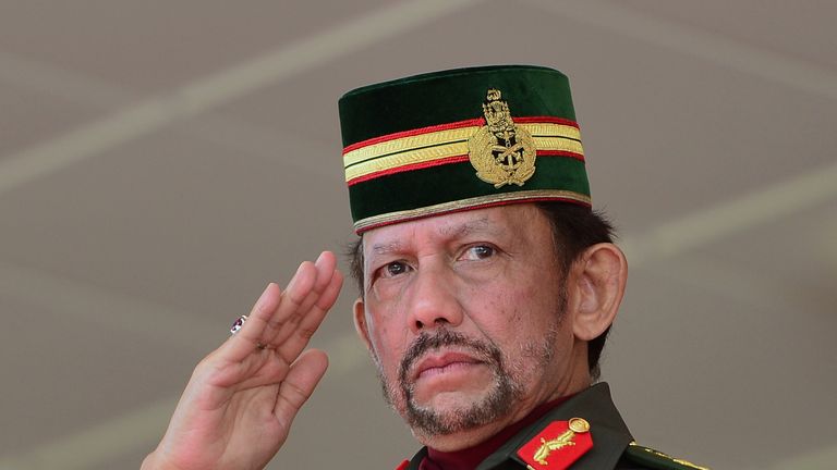 Sultan of Brunei Hassanal Bolkiah says sharia law will form &#39;part of the great history&#39; of his country