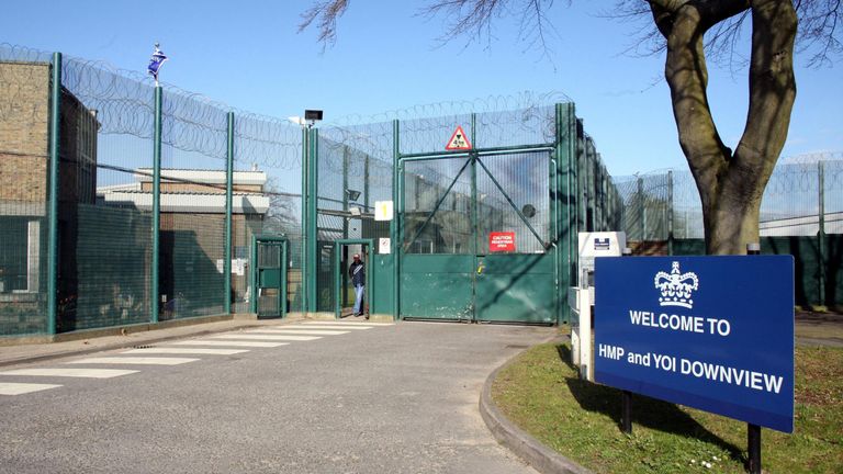 HMP Downview in Surrey. File pic