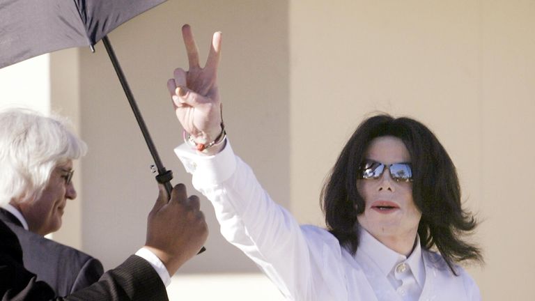 Jackson was in court in 2005 accused of sexual abuse.