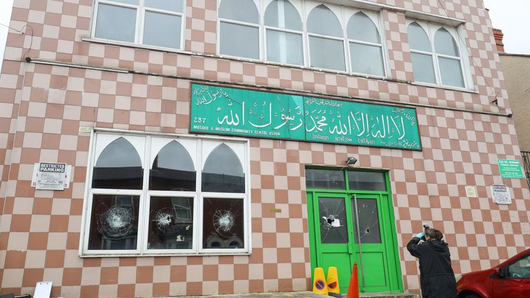 The Jamia Mosque on Albert Road in Aston was one of those targeted
