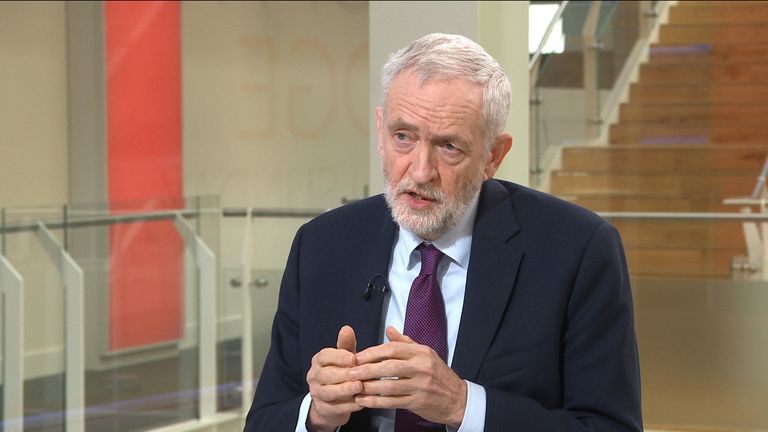 Jeremy Corbyn says Labour will back an amendment to the Brexit bill.