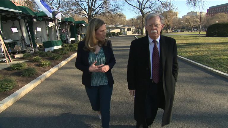 Sky&#39;s Cordelia Lynch talks to John Bolton