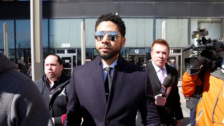 Jussie Smollett has said he has been vindicated after he denied staging the attack