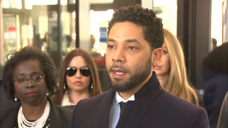 The case against Empire star Jussie Smollett has been dropped.