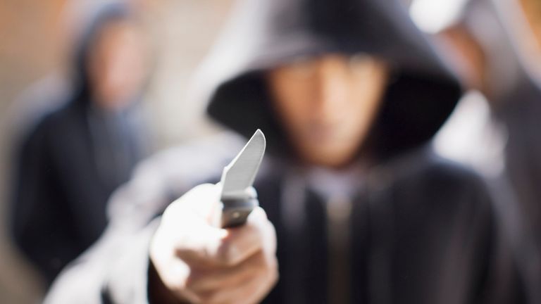 Knives are being increasingly used in attacks on retail workers