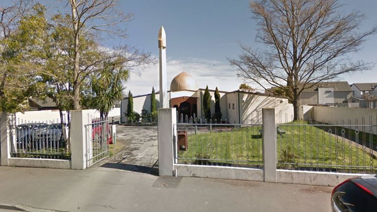 The Masjid Al Noor in Christchurch. Pic: Google Street View