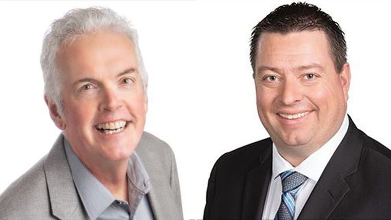 Double Matthew MacKay. Pics: PEI Green Party, PEI PC Party