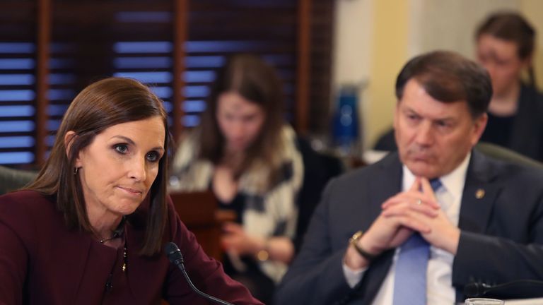 Senator McSally was giving evidence to a US Senate hearing on sexual assault in the military