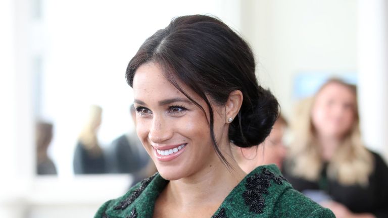 Meghan, Duchess of Sussex attends a Commonwealth Day Youth Event at Canada House in London