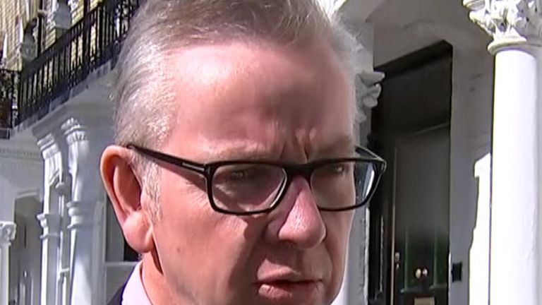 Michael Gove thinks the time is not right to change prime minister