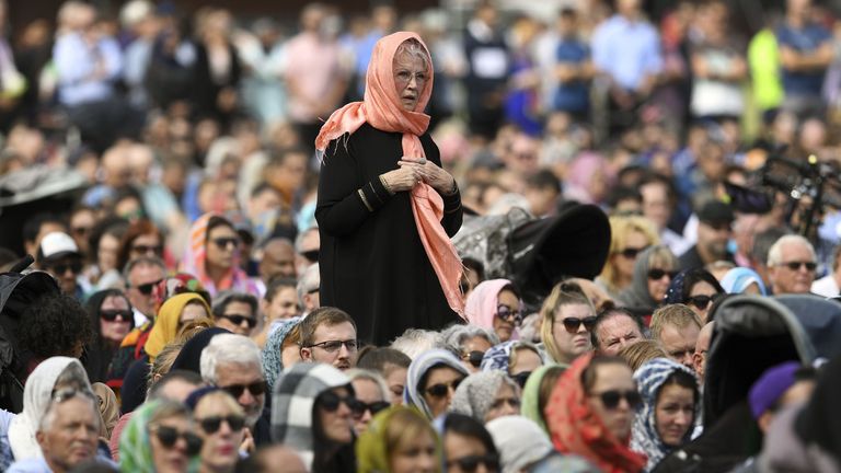 This was a powerful moment as New Zealanders expressed solidarity