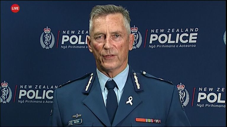 Police commissioner Mike Bush provides an update on active gunman situation in New Zealand