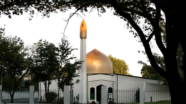 The Al Noor Mosque on Deans Avenue in Christchurch, New Zealand