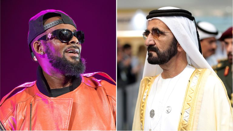 R Kelly and Dubai&#39;s Ruler Sheikh Mohammed bin Rashid Al Maktoum