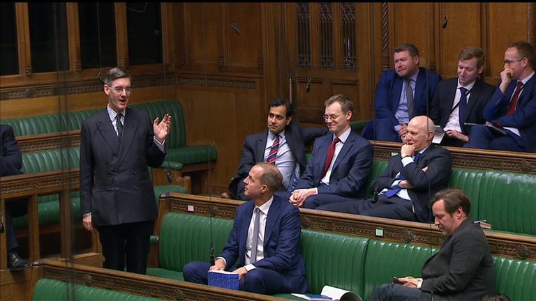 Conservative and old Etonian Jacob Rees-Mogg mocked a fellow MP for going to  Winchester, another public school.