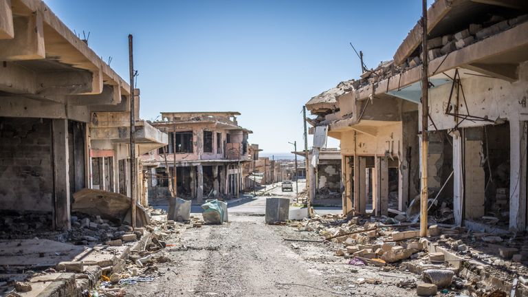 Destruction in Sinjar. Pic: Norwegian Refugee Council