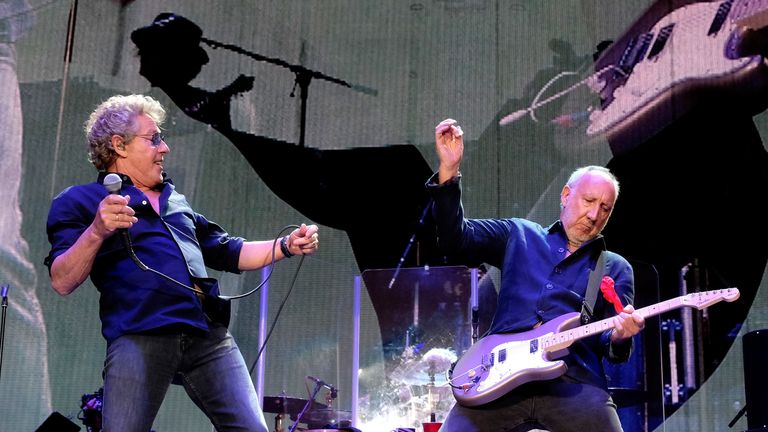 Roger Daltrey and Pete Townshend are the two remaining members of The Who