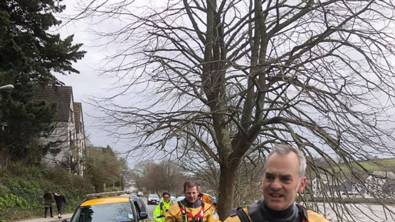 The local coastguard assisted in the search. Pic: Falmouth Coastguard Rescue Team