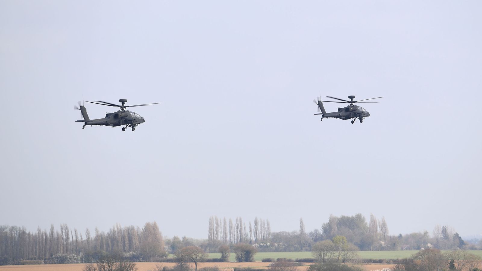 UK deploys attack helicopters to deter ‘credible’ Russian threat