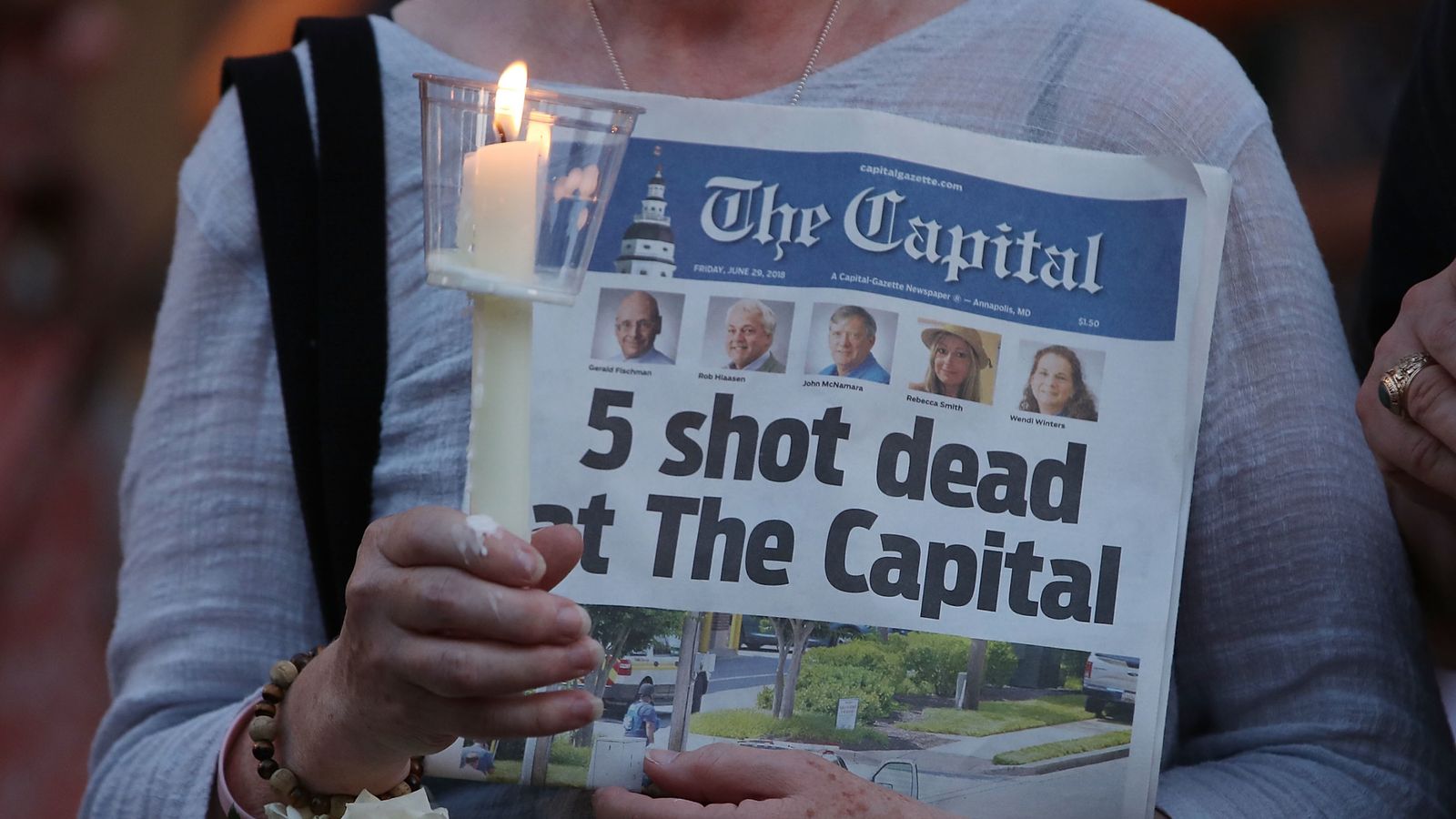 Capital Gazette Newspaper wins Pulitzer for reporting on massacre in