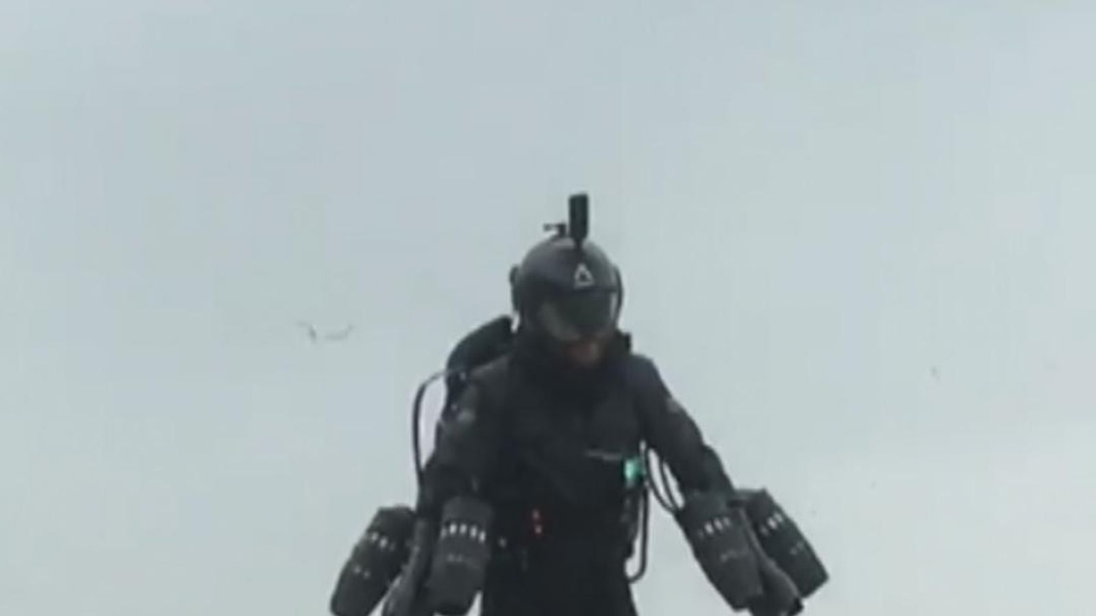 Jet suit shown off at Royal Navy Base UK News Sky News