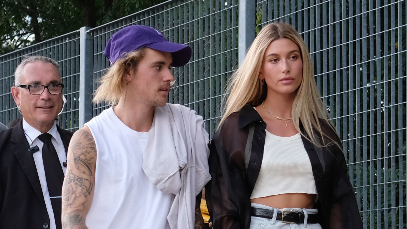 Hailey Bieber Reveals First Pictures Of Her Unusual Wedding Dress Ents And Arts News Sky News