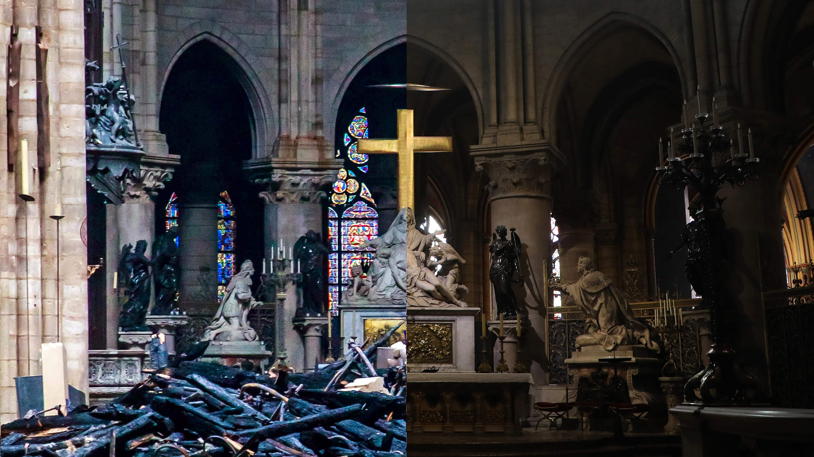 Notre-Dame fire: New images reveal devastation caused by blaze | World