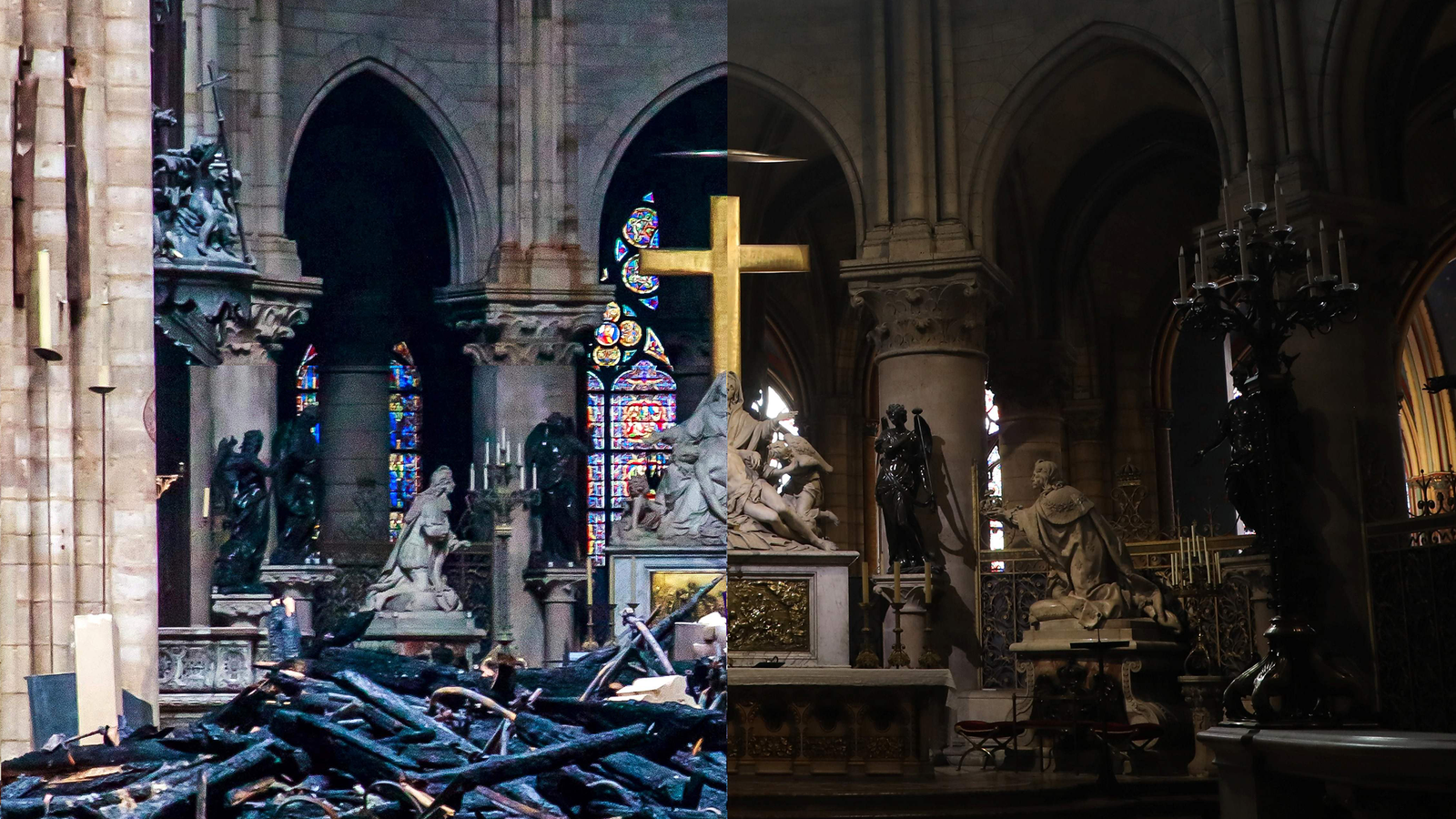 Notre-Dame fire: New images reveal devastation caused by ...