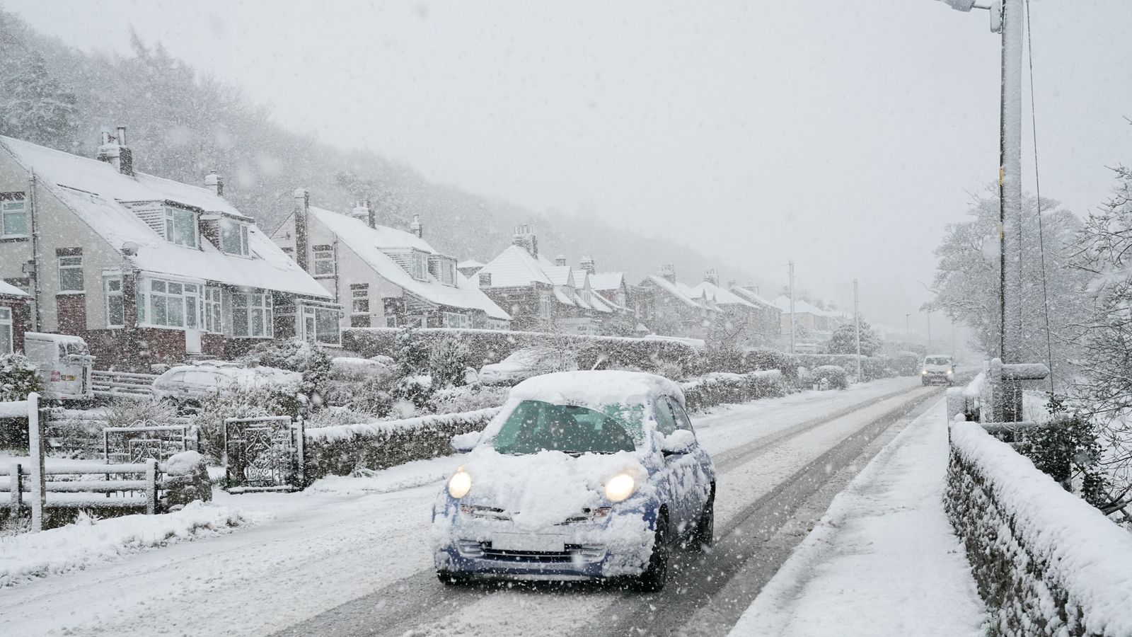 Motorist dies after colliding with lorry in icy conditions in